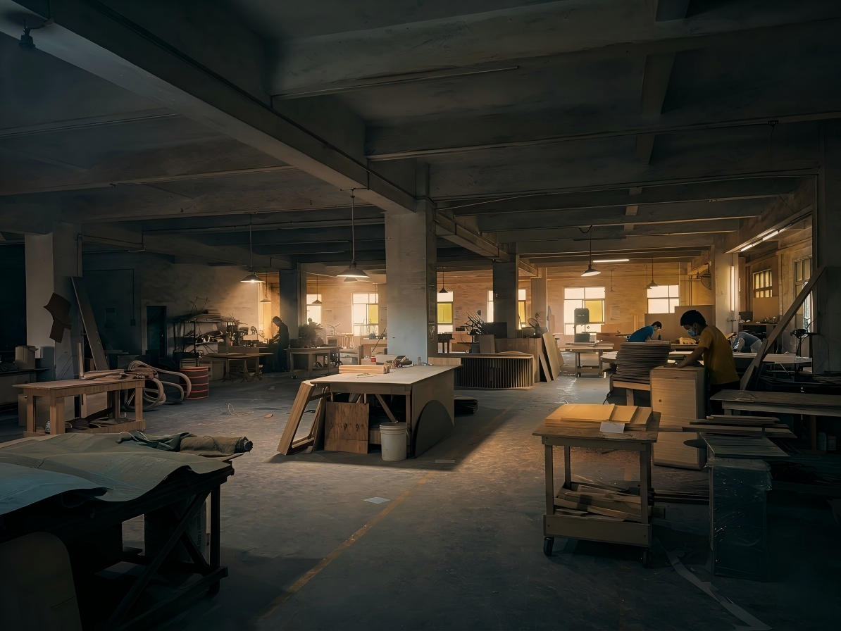 BOGA furniture production building